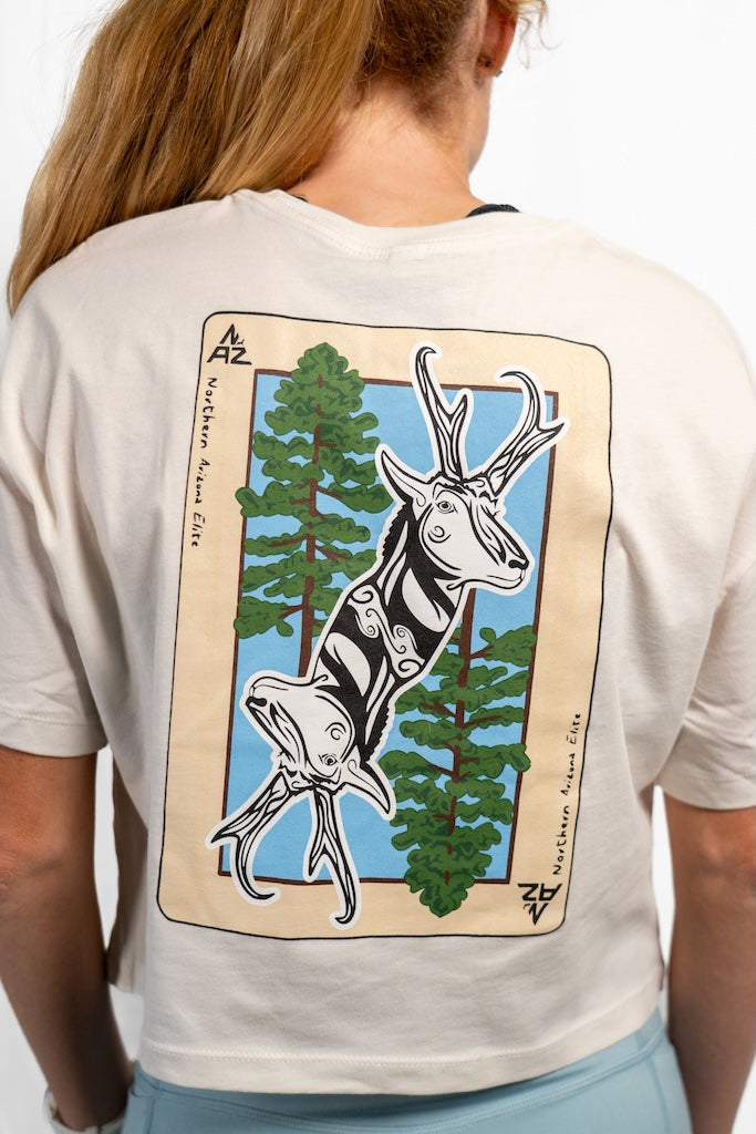 NAZ Elite Playing Card Cropped T-Shirt